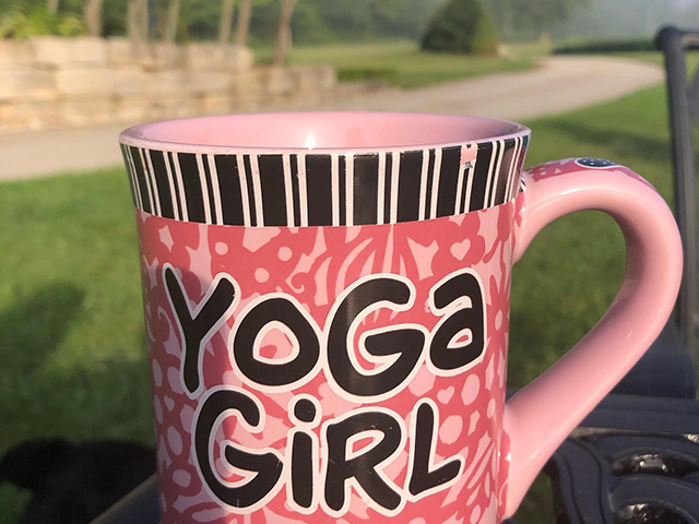 yoga girl cup