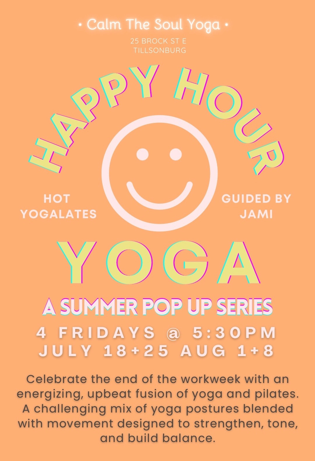 Happy Hour Yoga: A Summer Pop-Up Series